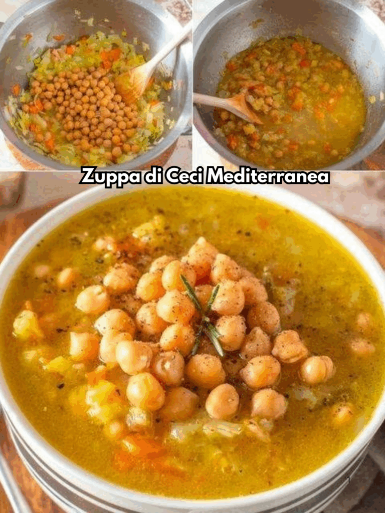 Zuppa di Ceci Mediterranea: la ricetta rustica e nutriente perfetta per le giornate fredde
