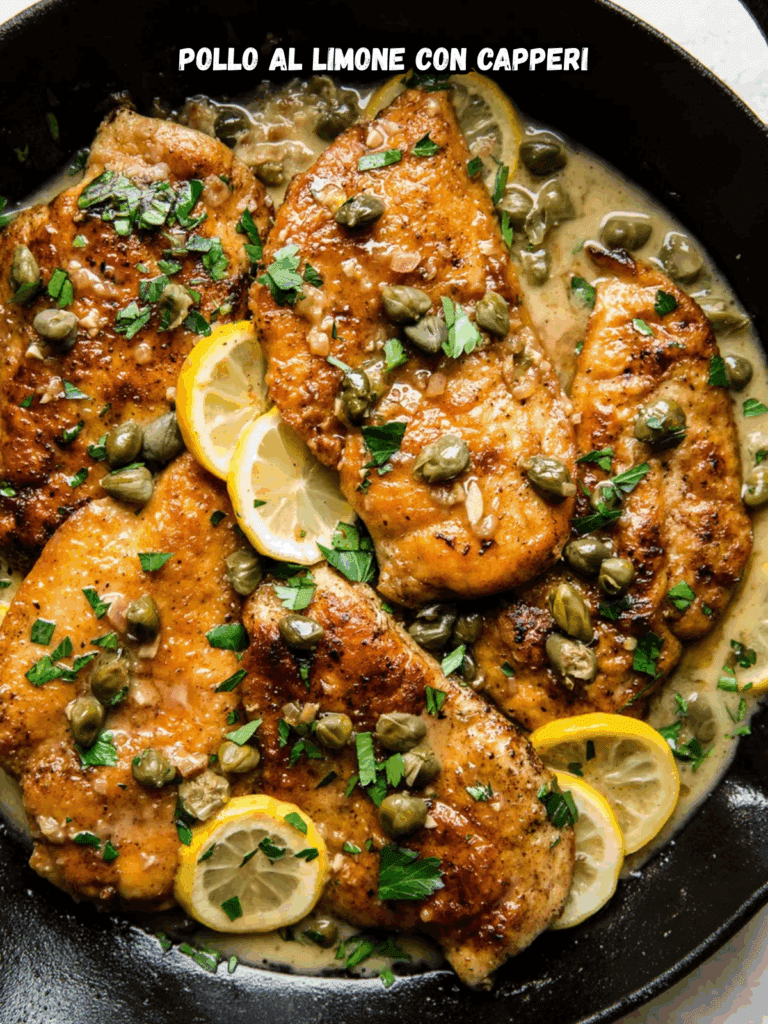 Pollo al Limone con Capperi: un secondo piatto dal gusto vivace e raffinato