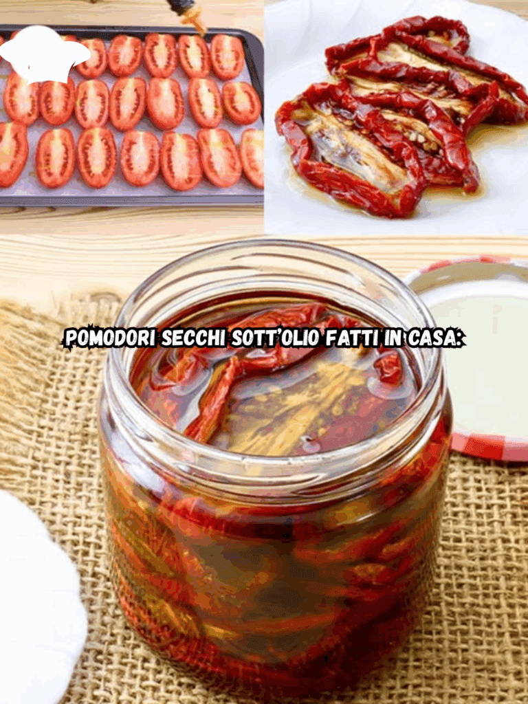 Pomodori Secchi Sott’Olio Fatti in Casa: la Ricetta Tradizionale, Semplice e Gustosa
