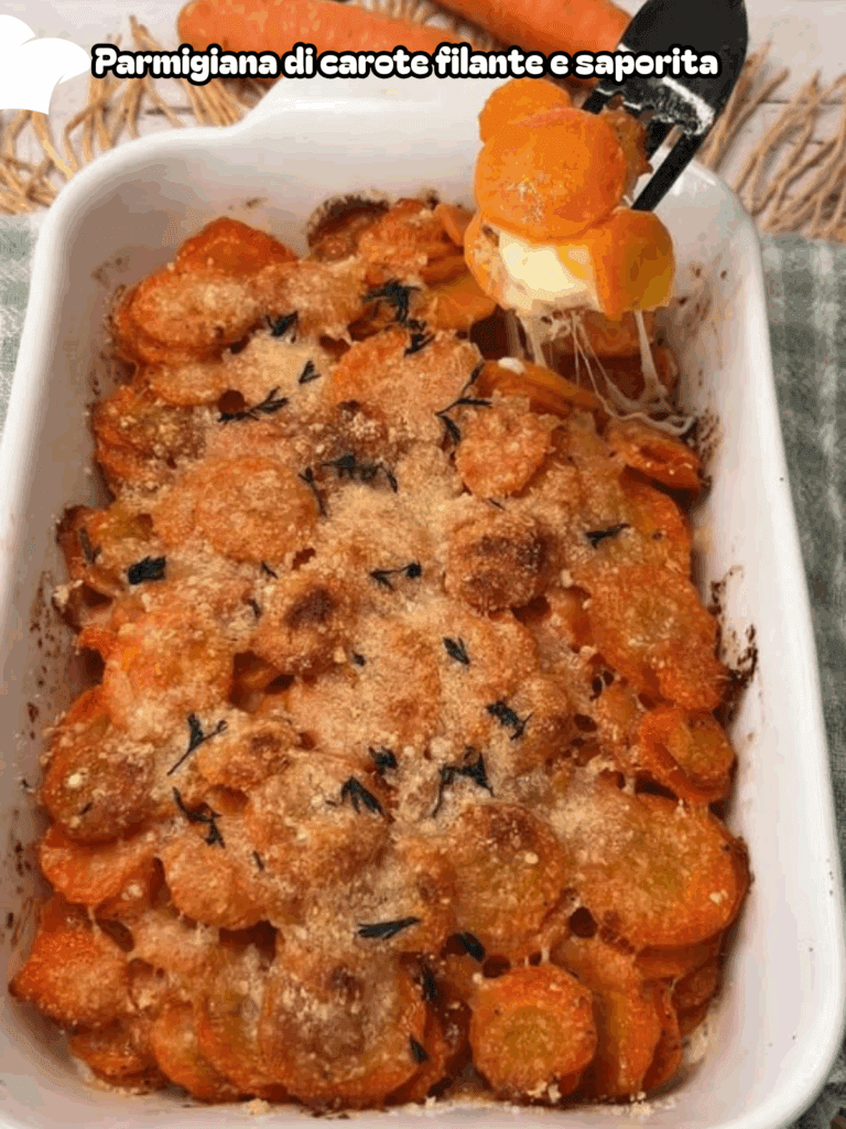 Parmigiana di carote filante e saporita: la variante leggera e irresistibile che conquista tutti!