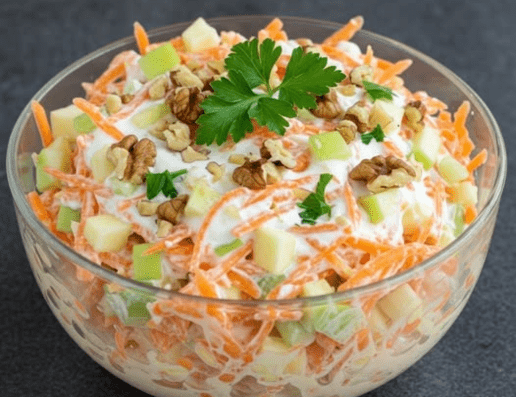 Scopri la Freschezza dell’Estate con l’Insalata di Carote, Yogurt e Mela: un Mix Leggero, Croccante e Cremoso