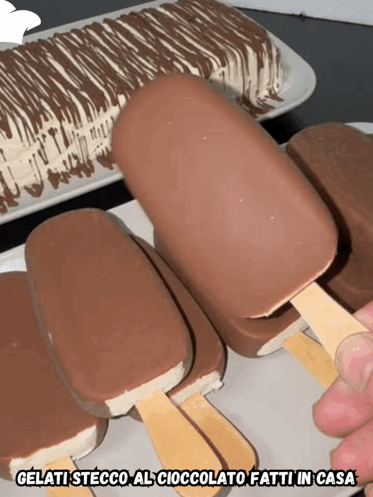 Gelati stecco al cioccolato fatti in casa: irresistibili e cremosi come quelli del bar