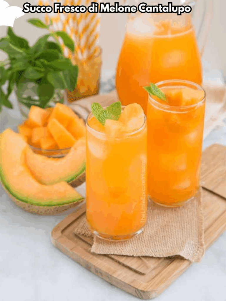 Succo Fresco di Melone Cantalupo – Il Rimedio Naturale per le Giornate Calde