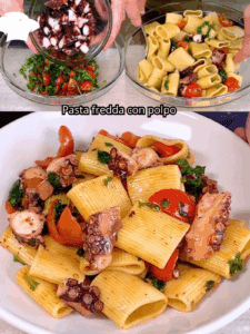 Pasta fredda con polpo: un primo piatto estivo leggero e delizioso