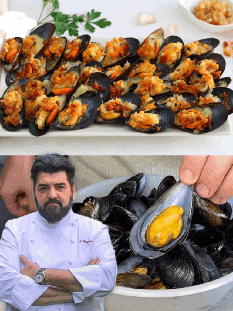 Cozze Gratinate di Cannavacciuolo: un antipasto di mare raffinato, croccante e irresistibile