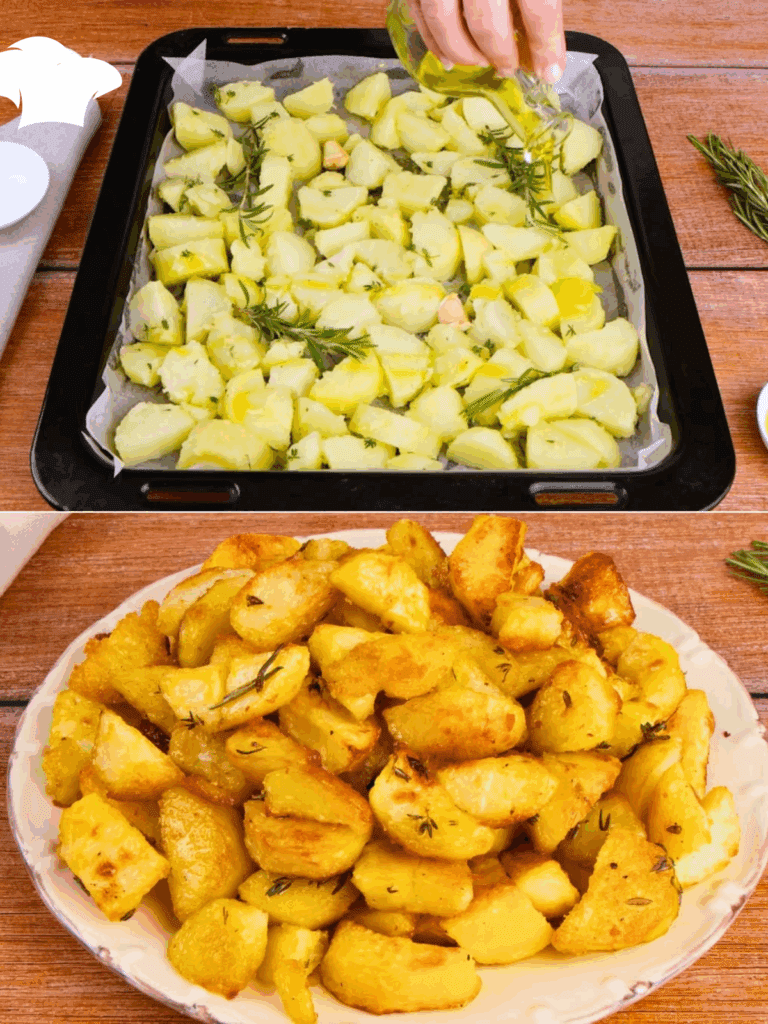 Patate al Forno Dorate e Croccanti: Il Contorno Perfetto per Ogni Occasione