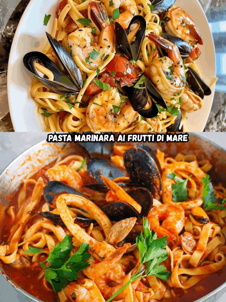 Pasta Marinara ai Frutti di Mare: un’esplosione di sapori mediterranei in ogni forchettata