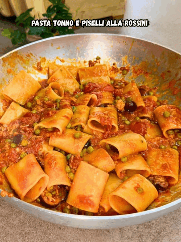 Pasta Tonno e Piselli alla Rossini – Semplice, Gustosa e Mediterranea