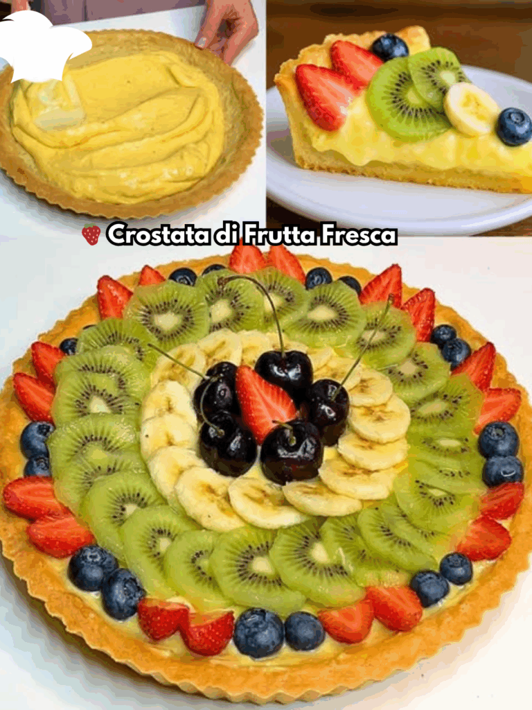 Crostata di Frutta Fresca: Il Dolce Estivo Che Conquista al Primo Sguardo