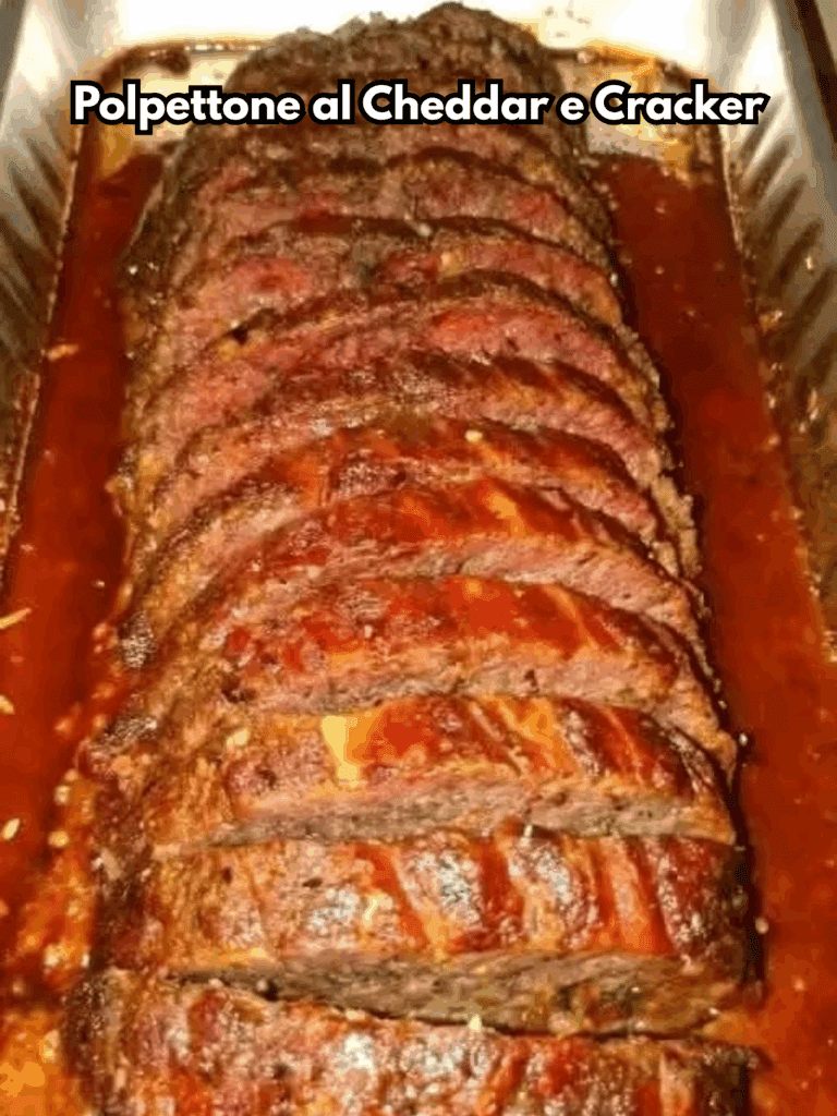 Polpettone al Cheddar e Cracker: un abbraccio di sapori rustici e comfort casalingo