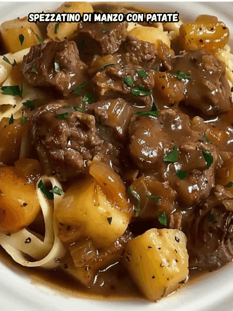 Spezzatino di Manzo con Patate: il Comfort Food Perfetto per le Sere d’Inverno