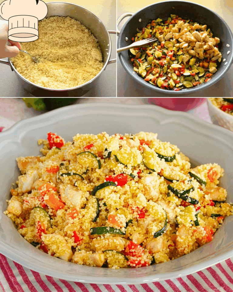 Cous Cous di Pollo Profumato con Verdure Croccanti