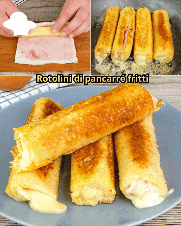 Rotolini di pancarré fritti: l’antipasto dorato e filante che conquista tutti