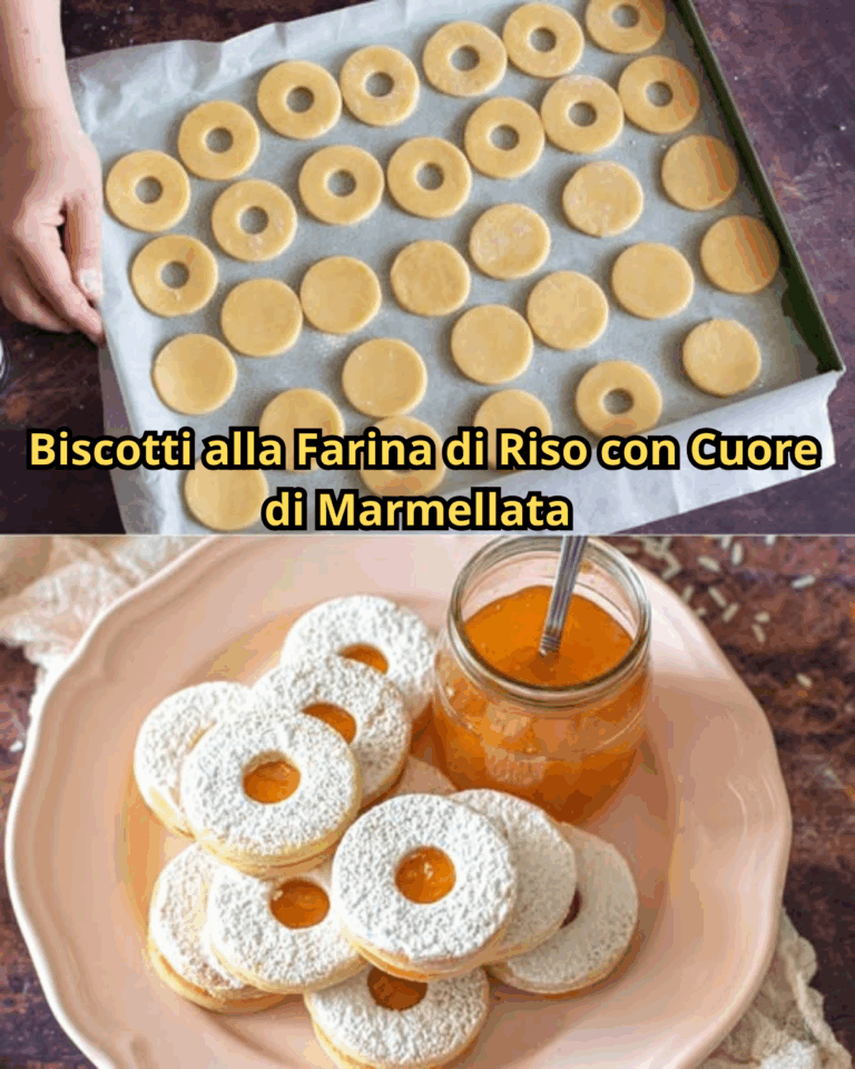 Biscotti alla Farina di Riso con Cuore di Marmellata – Leggeri, Profumati e Senza Glutine