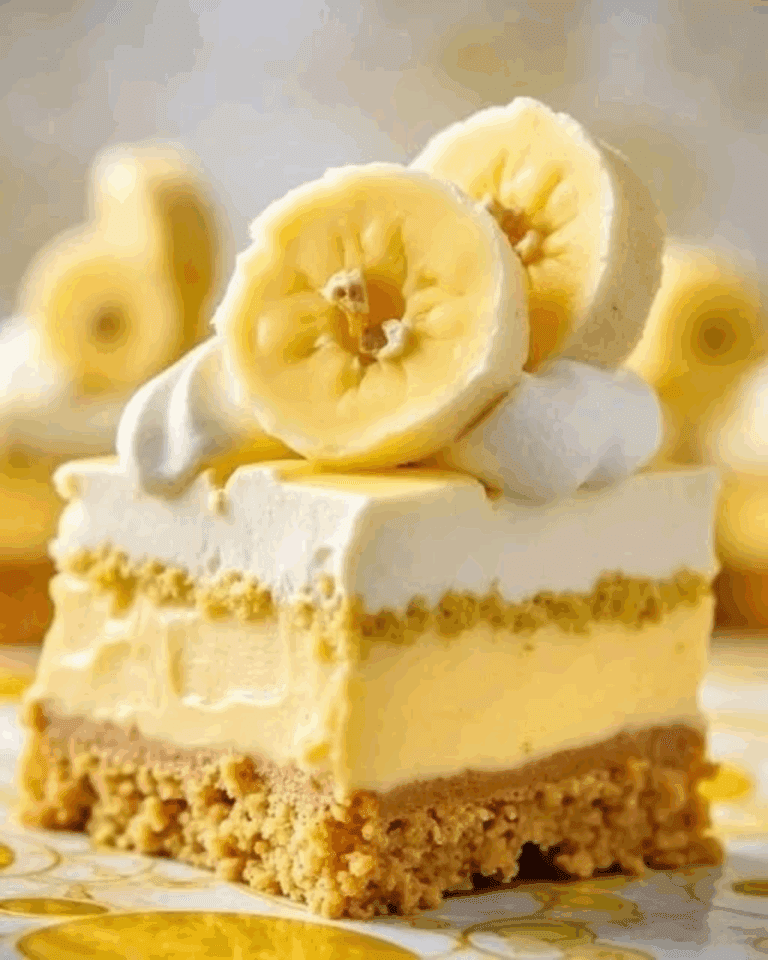 Quadretti di Sogno Cremosi alla Banana – Una Coccola a Strati