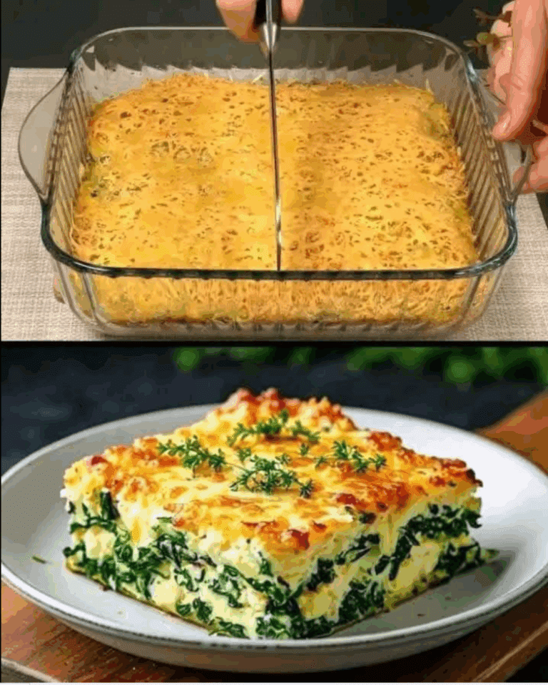 Gratin Quotidiano di Patate e Spinaci – Semplice, Goloso e Filante
