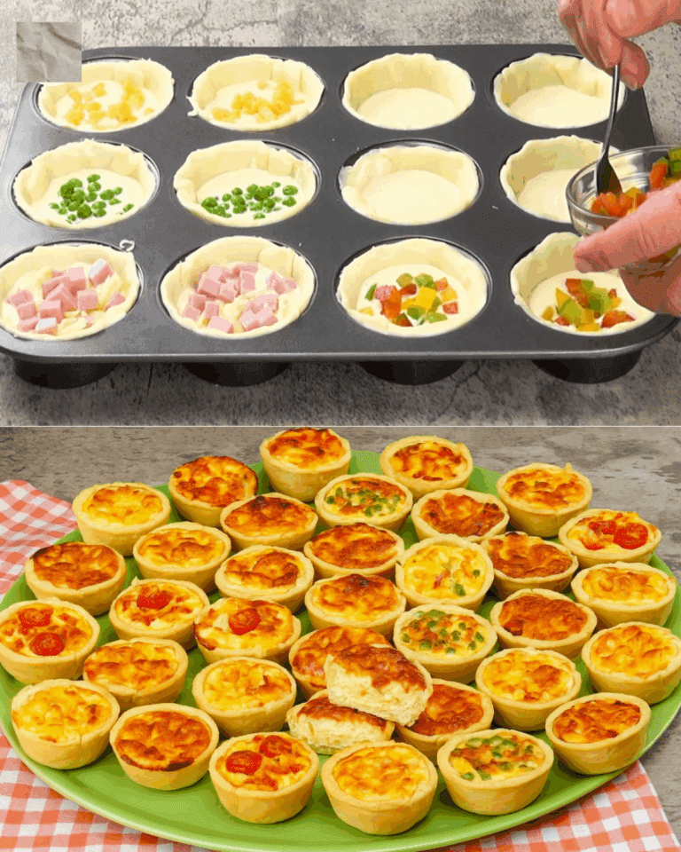 Croccanti Cestini di Pasta Brisée Ripieni – L’Antipasto Perfetto per Ogni Occasione