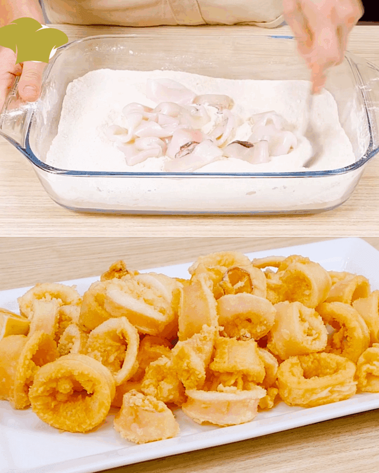 Calamari fritti dorati e croccanti: il segreto della frittura perfetta