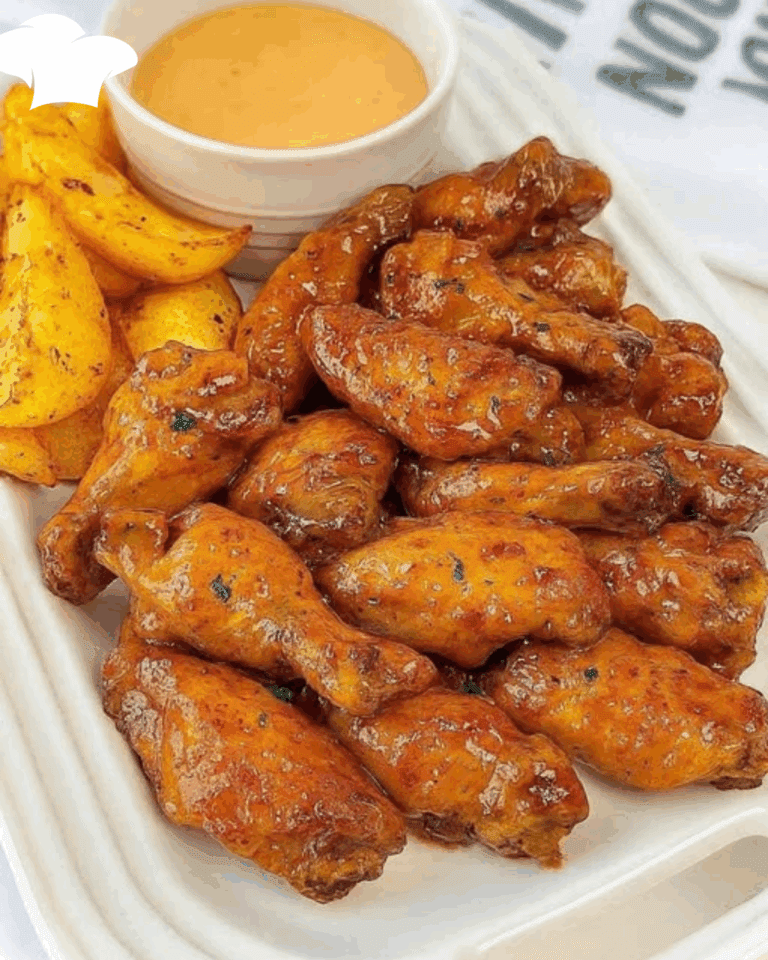 Ali di Pollo Glassate e Croccanti con Salsa Cremosa Piccante: un’Esplosione di Sapori da Gustare con le Mani