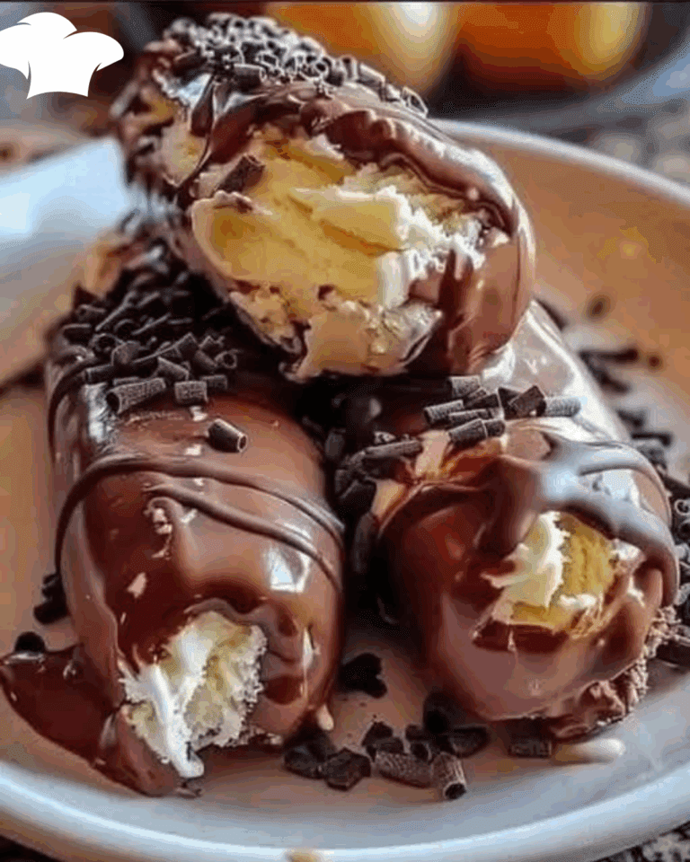 Gelati Fatti in Casa Ricoperti di Cioccolato