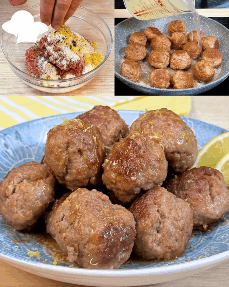 Polpette al limone cremose e profumate: il secondo piatto che conquista al primo assaggio