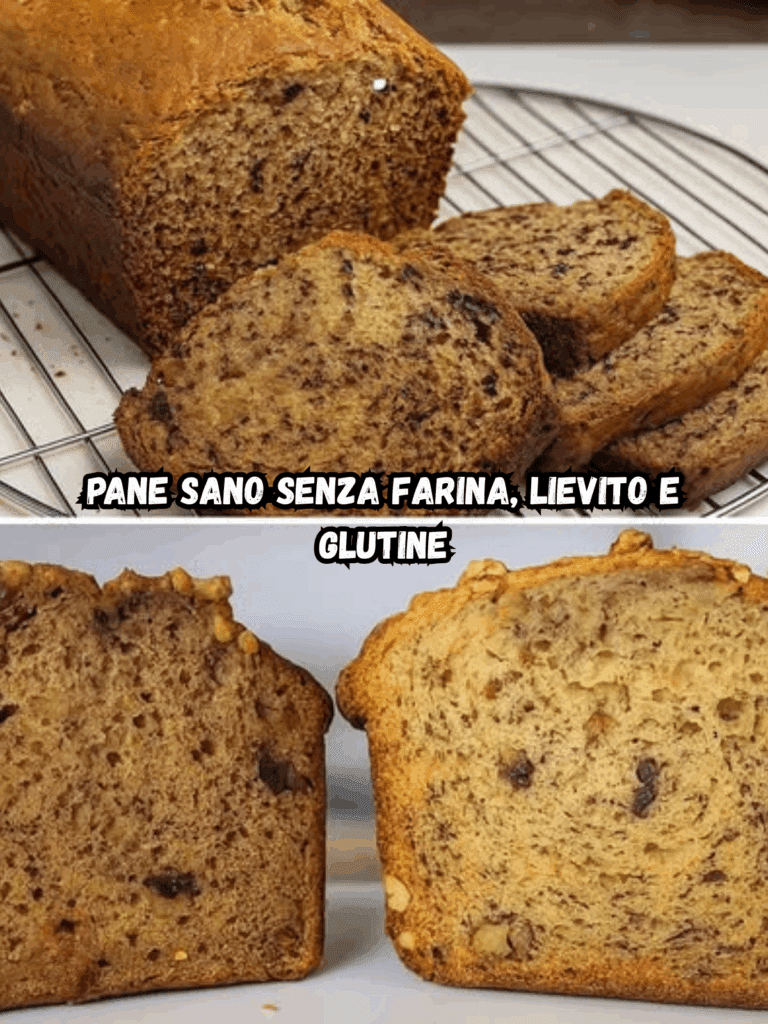 Pane Sano Senza Farina, Lievito e Glutine