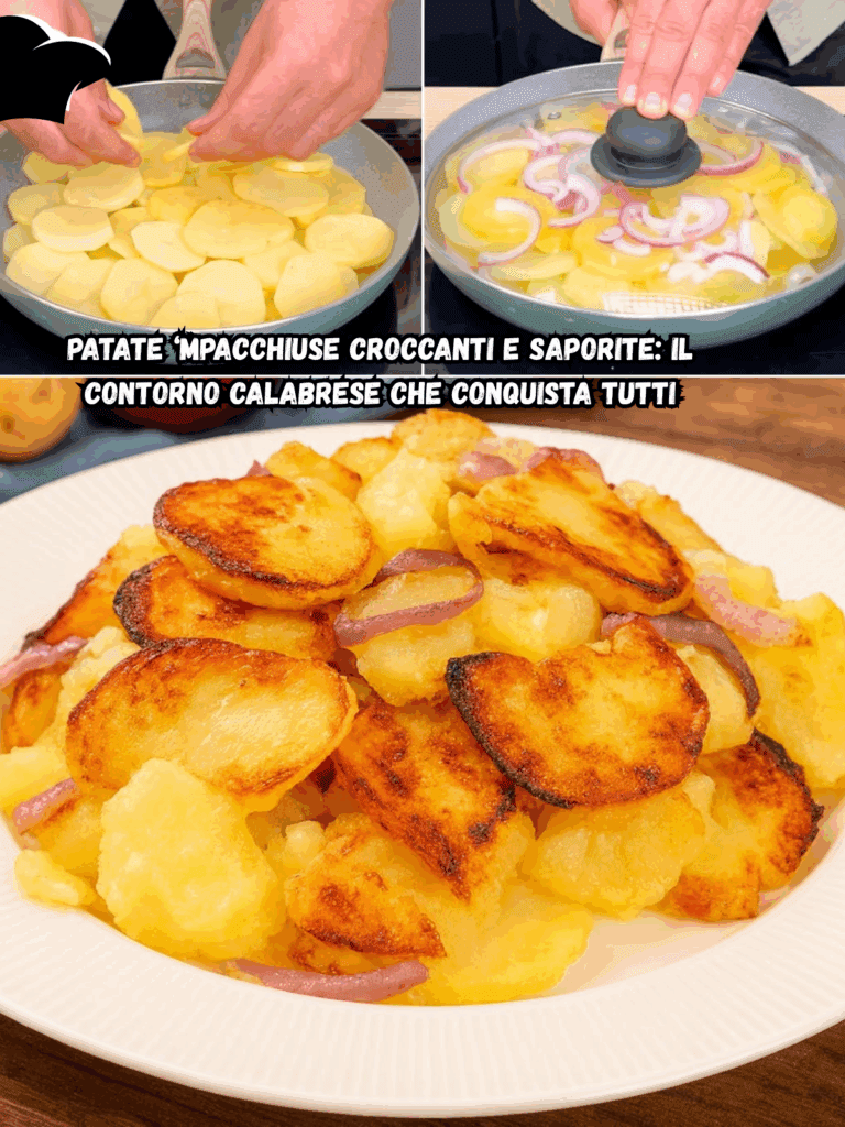 Patate ‘mpacchiuse croccanti e saporite: il contorno calabrese che conquista tutti