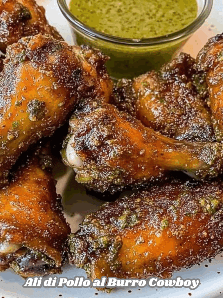 Ali di Pollo al Burro Cowboy: un'esplosione di sapore irresistibile