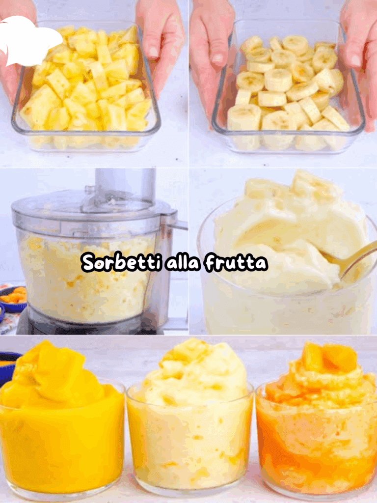 Sorbetti alla frutta: la ricetta facile e senza gelatiera per un’estate rinfrescante
