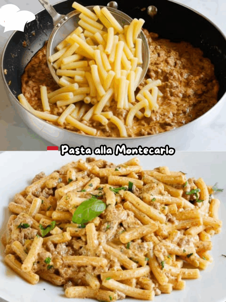 Pasta alla Montecarlo: il primo piatto cremoso, ricco e irresistibile
