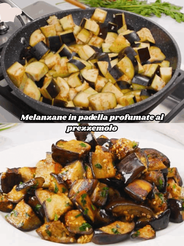 Melanzane in padella profumate al prezzemolo – Il contorno estivo semplice e irresistibile
