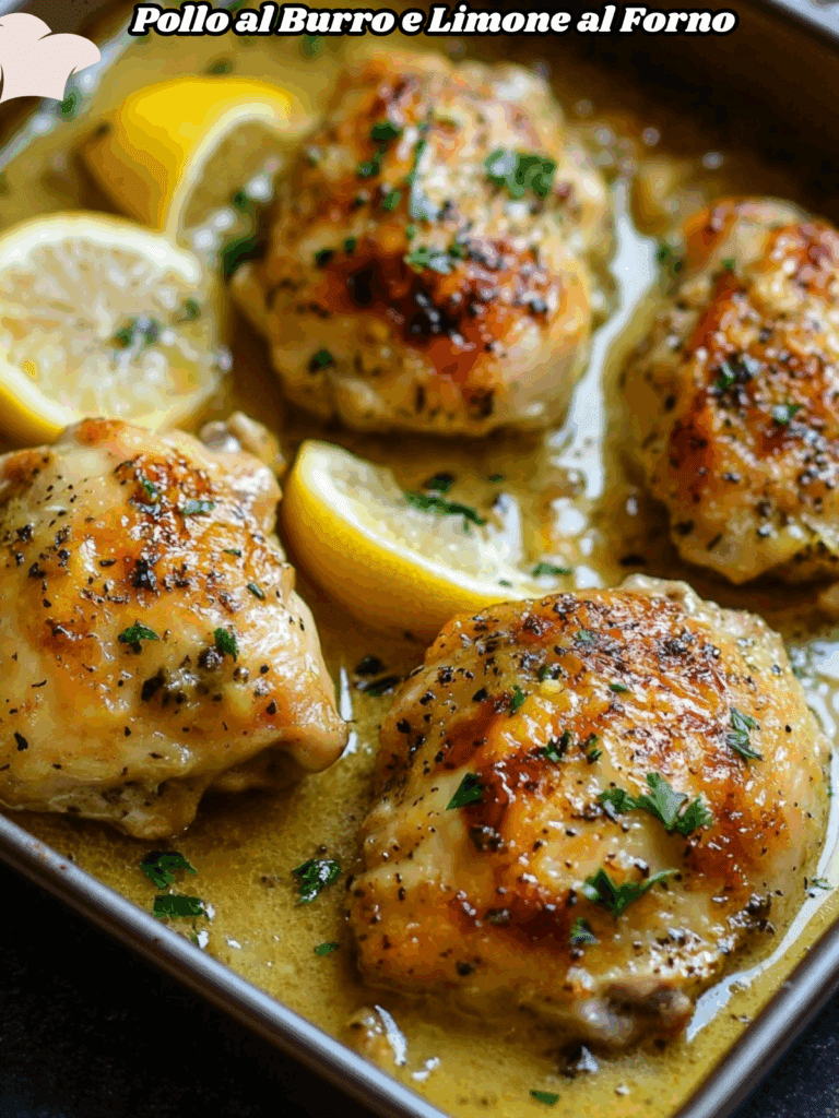 Pollo al Burro e Limone al Forno: Un Secondo Semplice e Profumato