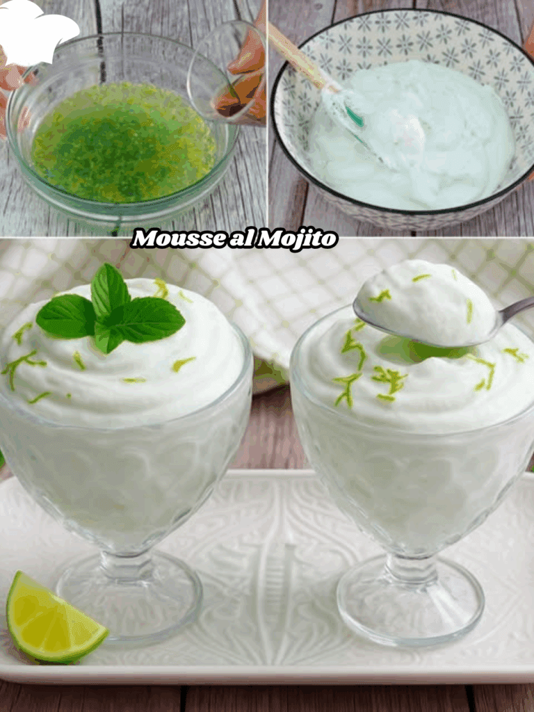 Mousse al Mojito: il Dessert Fresco e Cremoso dal Profumo Inconfondibile di Menta e Lime