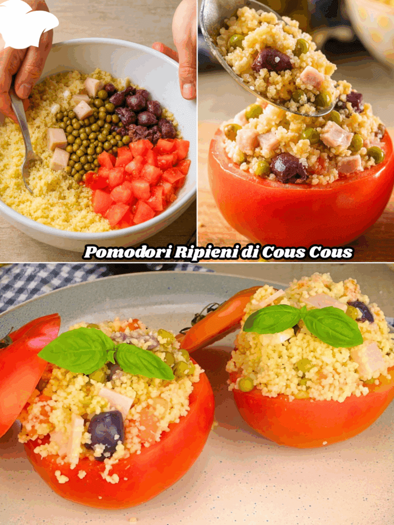 Pomodori Ripieni di Cous Cous: il Primo Piatto Fresco, Veloce e Gustoso