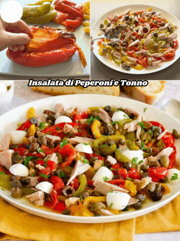 Insalata di Peperoni e Tonno: il piatto estivo fresco, colorato e irresistibile