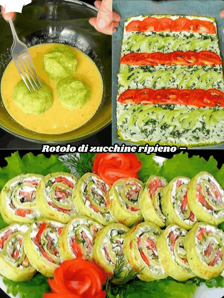 Rotolo di zucchine ripieno – La ricetta golosa e scenografica da preparare in poco tempo