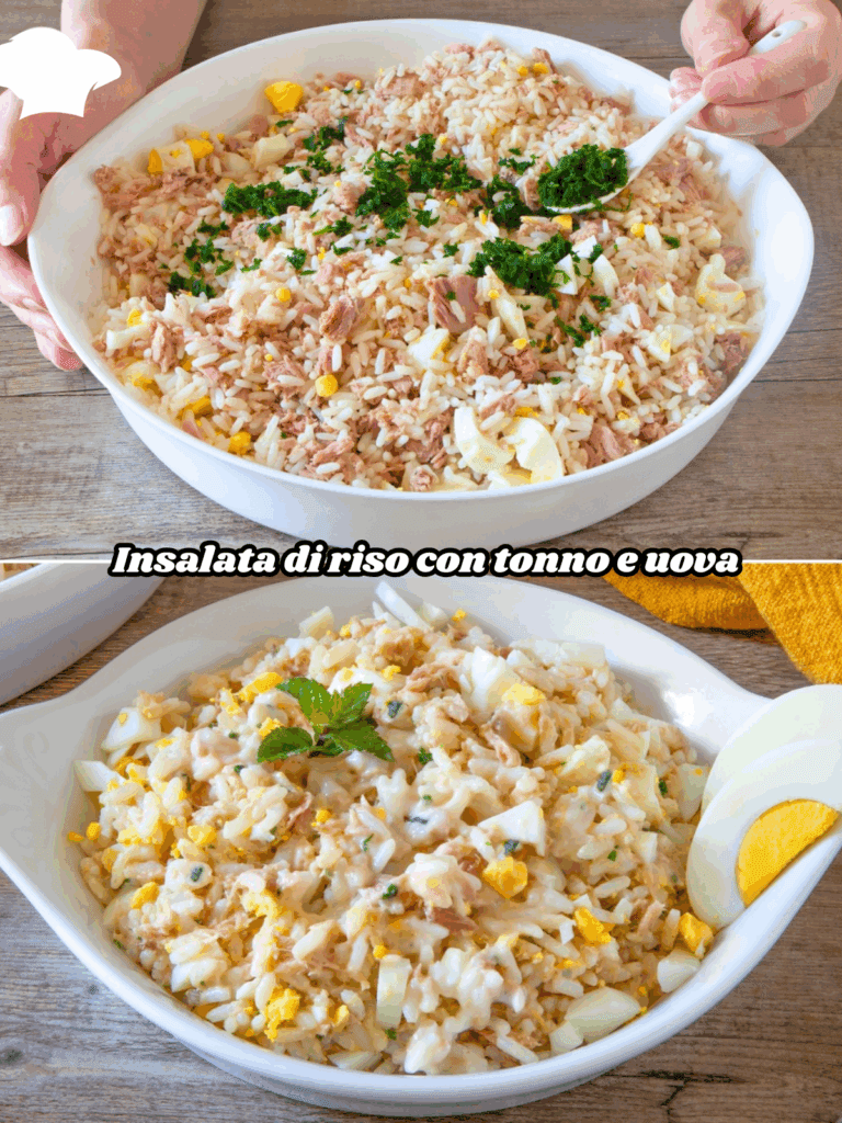 Insalata di riso con tonno e uova – Il primo piatto freddo che sa di estate