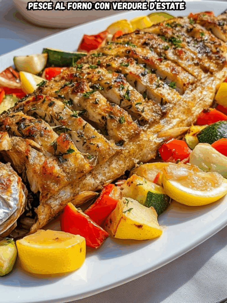 Pesce al Forno con Verdure d’Estate – Il profumo del Mediterraneo in tavola