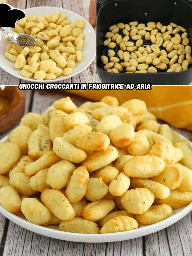Gnocchi croccanti in friggitrice ad aria: lo snack salato leggero e irresistibile