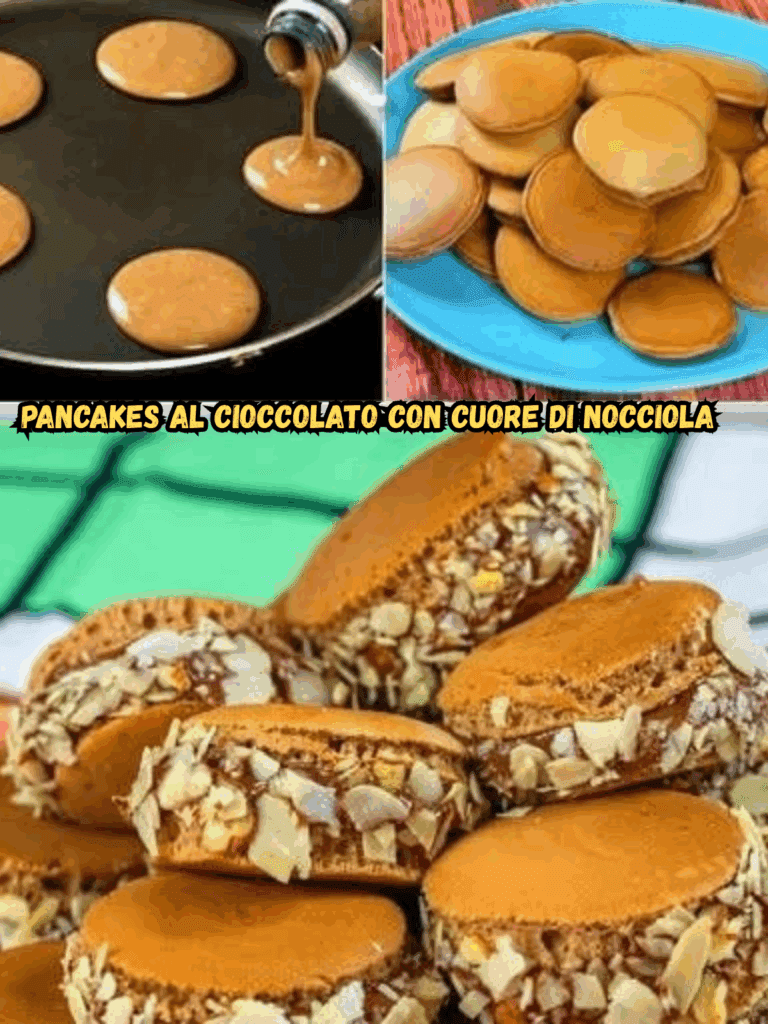 Pancakes al Cioccolato con Cuore di Nocciola: Una Dolce Coccola per Ogni Momento della Giornata