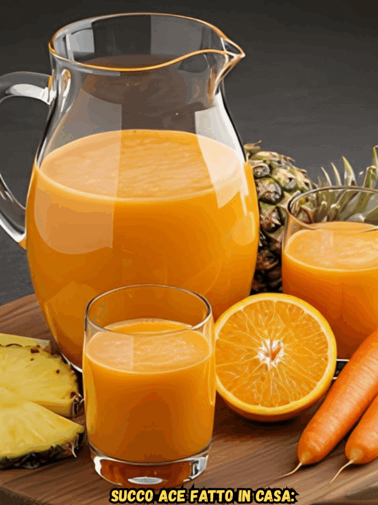 Succo ACE fatto in casa: la bevanda fresca, salutare e dissetante perfetta per ogni giorno