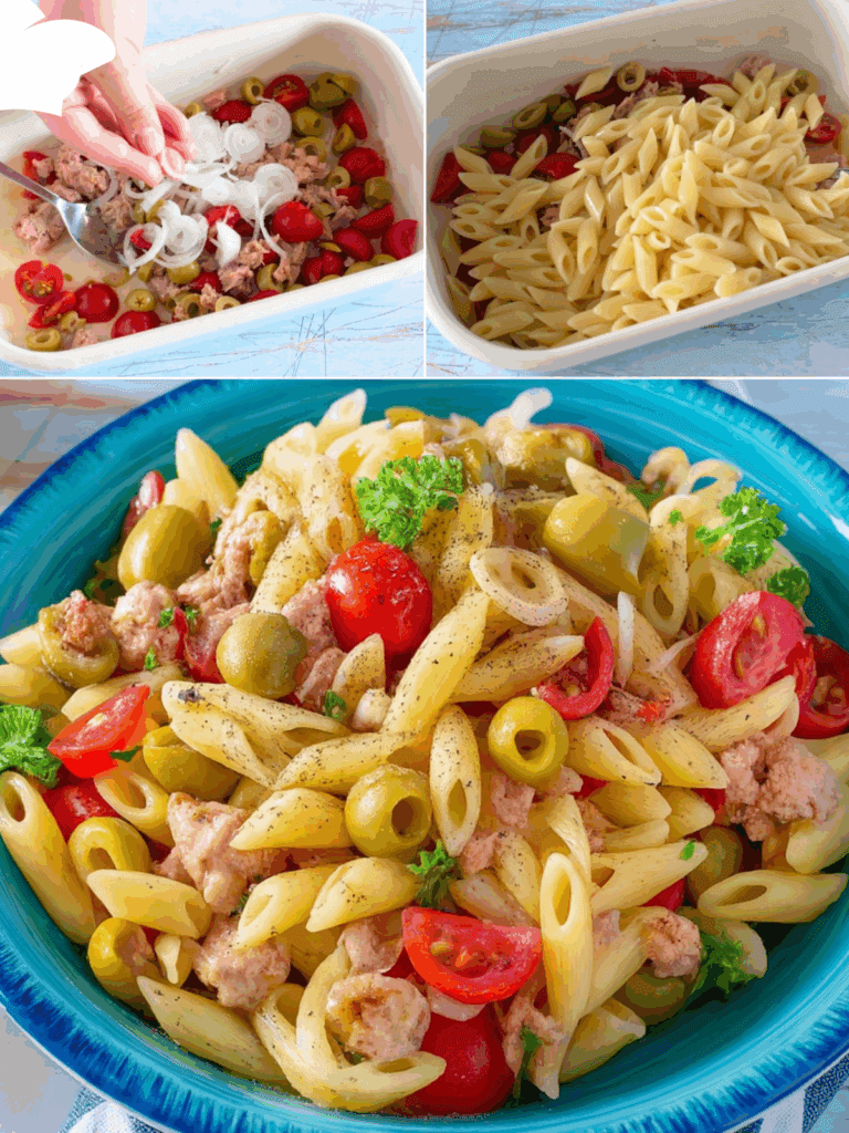 Pasta Fredda con Limone, Olive e Tonno: Fresca, Leggera e Perfetta per l’Estate