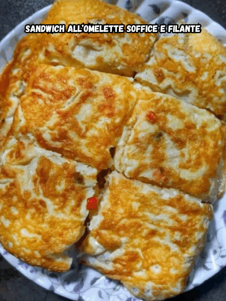 Sandwich all’Omelette Soffice e Filante