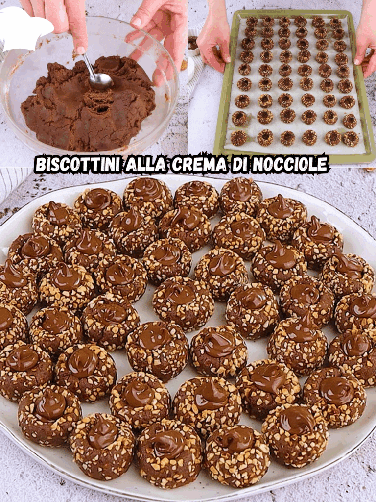 Biscottini alla Crema di Nocciole: Dolcetti Croccanti e Golosi da Gustare con il Tè