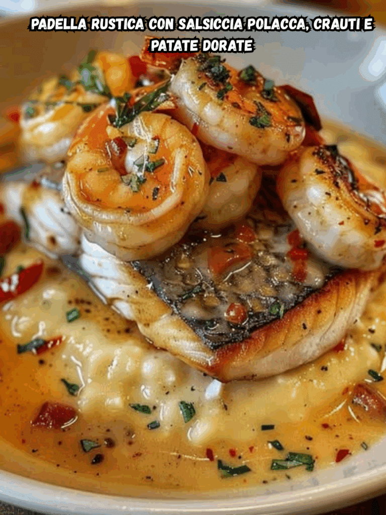 Padella Rustica con Salsiccia Polacca, Crauti e Patate Dorate