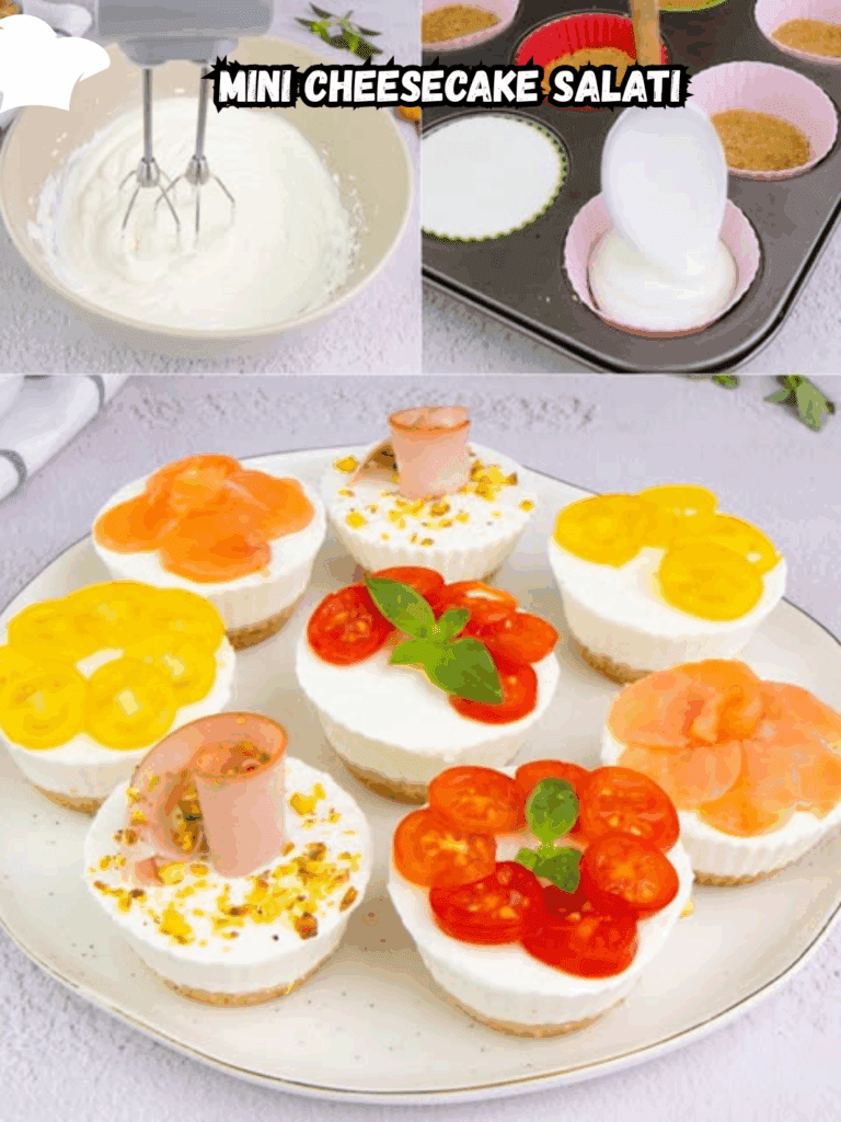Mini Cheesecake Salati: la ricetta facile e senza cottura per un antipasto sfizioso e originale