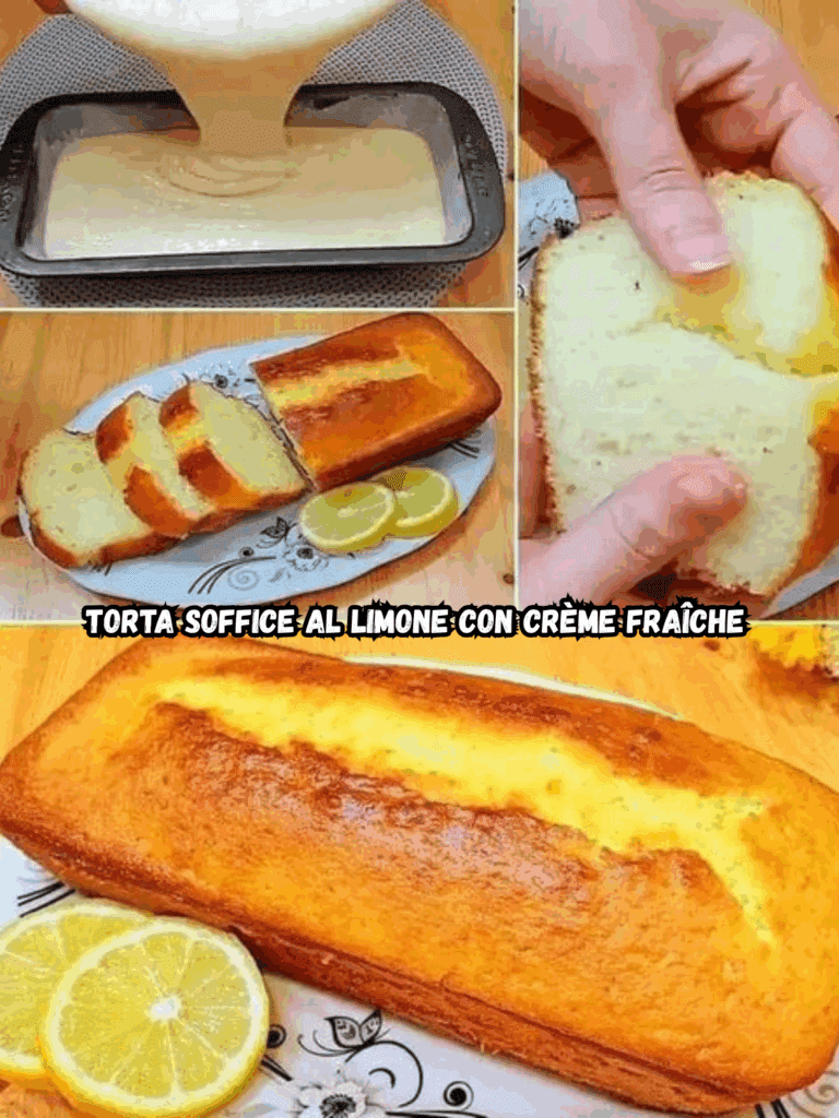 Torta Soffice al Limone con Crème Fraîche: Un Dolce Semplice e Profumato da Gustare in Ogni Momento
