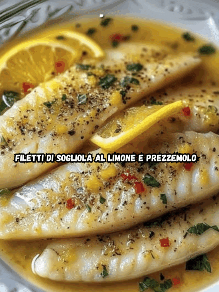 Filetti di sogliola al limone e prezzemolo: la ricetta leggera e profumata pronta in 20 minuti