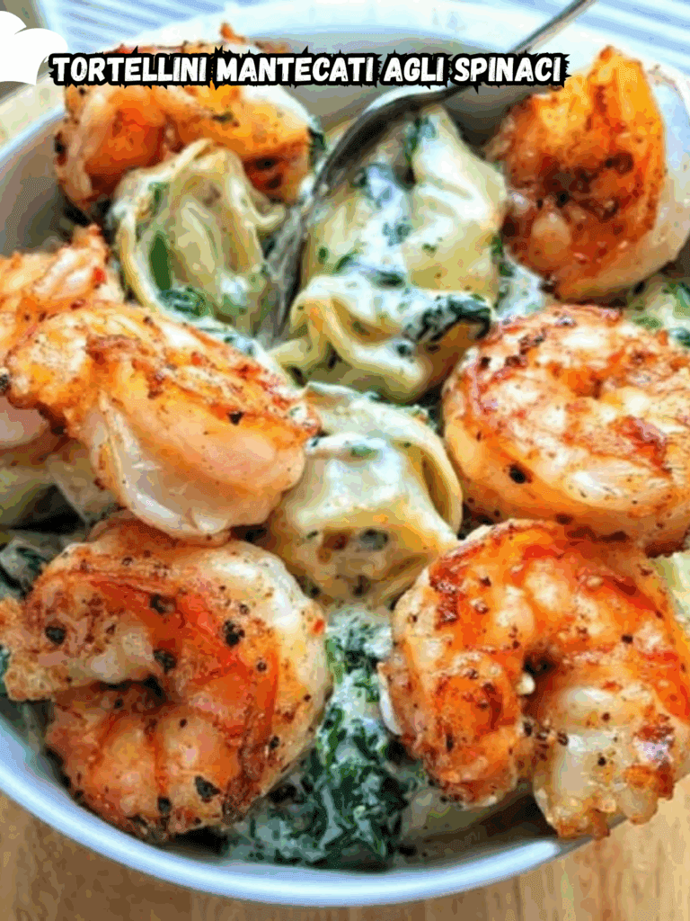 Tortellini Mantecati agli Spinaci: Un Primo Cremoso dal Cuore Verde