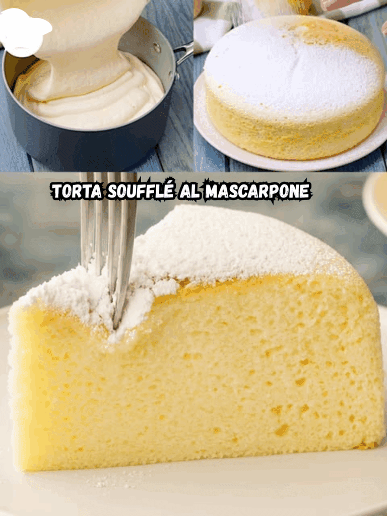 Torta Soufflé al Mascarpone: Soffice come una Nuvola, Golosa come un Dessert d'Autore